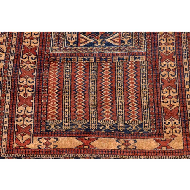 Islamic Afghan Baluch Prayer Rug, 5' 6" X 3' 2" For Sale - Image 3 of 8