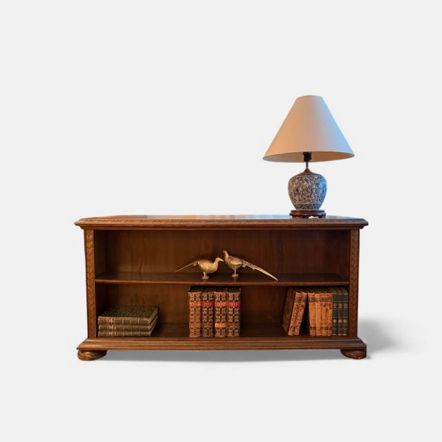 Architectural Early Brutalist Art Deco Danish Writing Desk, Denmark, 1930s For Sale - Image 5 of 9