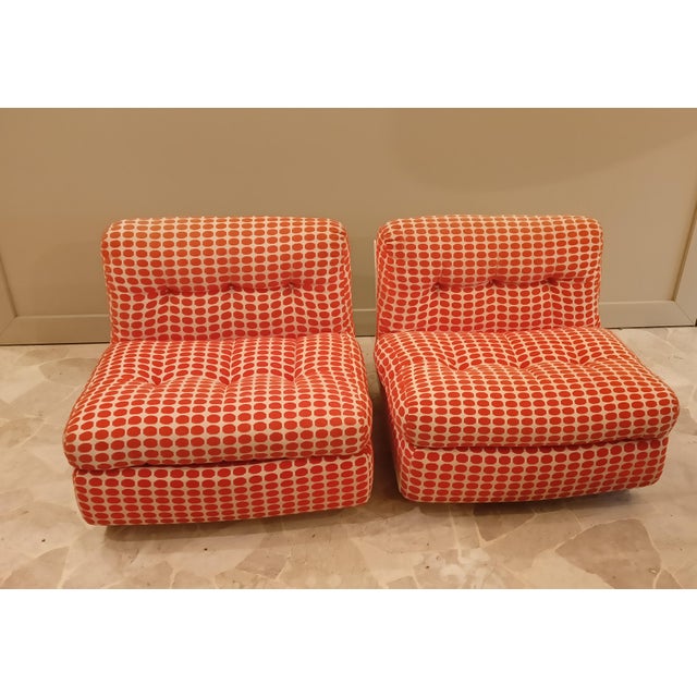 Amanta Modular Armchairs by Mario Bellini for C&B Italia, 1960s, Set of 2, in Flawless conditions. Designed 1960 to 1969...