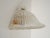 The wall lamp was made in the 1970s in Italy. Made of metal and Murano glass. Condition: Lamp preserved in original...