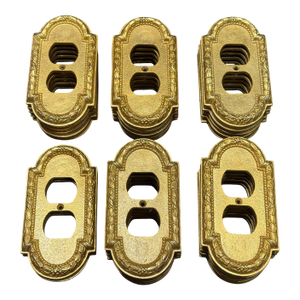 Sherle Wagner Acanthus Double Switch Plate