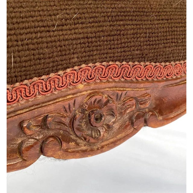 Late 20th Century Antique French Style Hand Stitched