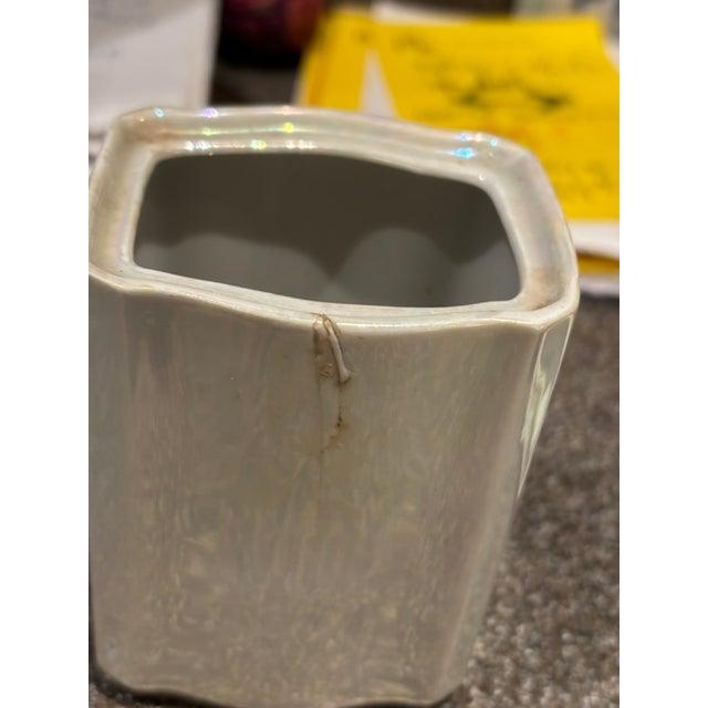 Vintage German Iridescent Lusterware Kitchen Canister Set For Sale - Image 15 of 18