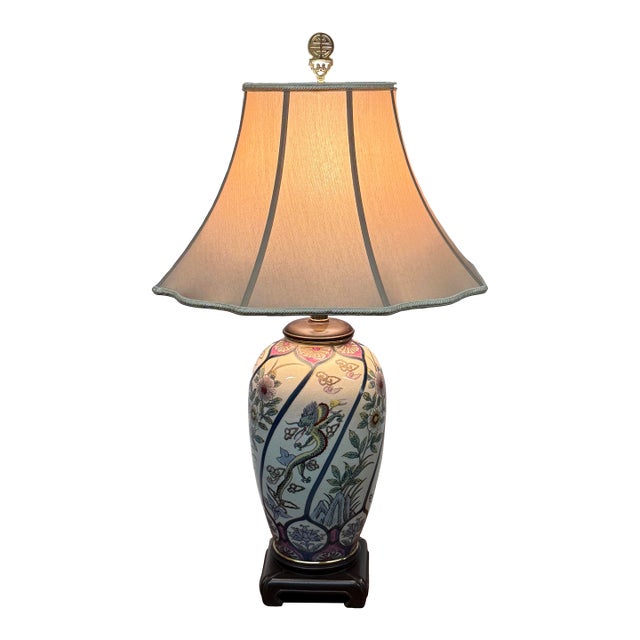 Ethan Allen Chinoiserie Table Lamp For Sale