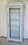 1930s Vitrine Cabinet, French Bluish Display Cabinet/ Case, Cracked / Peeling Finish For Sale In Los Angeles - Image 6 of 18