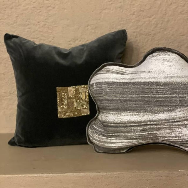Early 21st Century Marcel Cushion by Sohil For Sale - Image 5 of 7