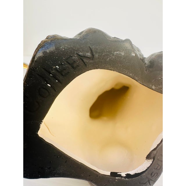 Vintage Hand-Painted Porcelain Bald Eagle Sculpture, Americana Decor, 12” For Sale - Image 10 of 10