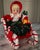 American 1956 Lefton Ceramic Shopper Girl in Sleigh For Sale - Image 3 of 12