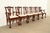 English Baker Furniture Style Chippendale Carved Mahogany Dining Chairs, Set of Six For Sale - Image 3 of 16