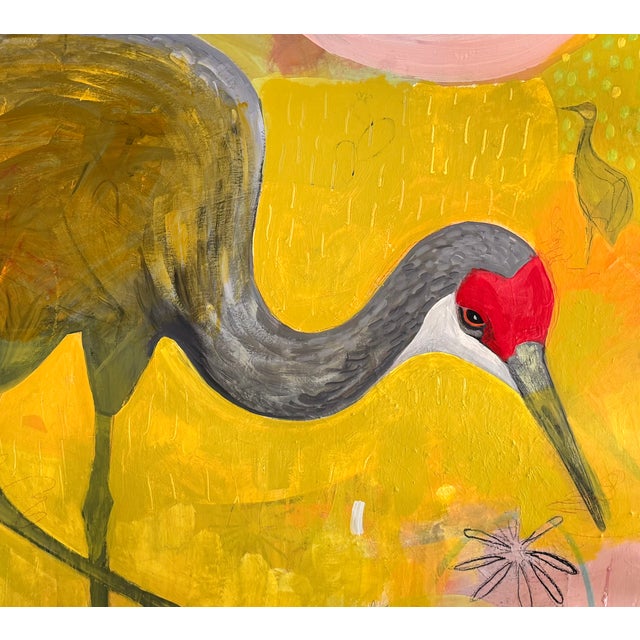 This 30" x 24" painting comes on stretched canvas with sides painted and is ready to hang. It is made up of countless...