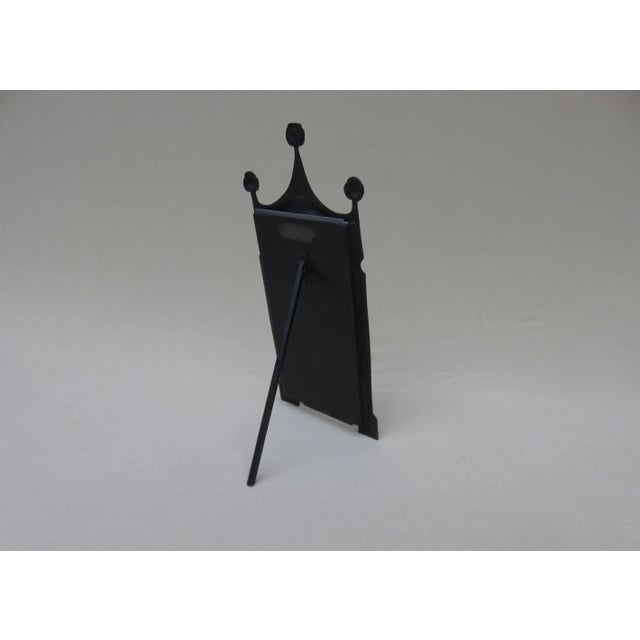 Art Nouveau French Patinated Bronze Picture Frame For Sale - Image 5 of 16