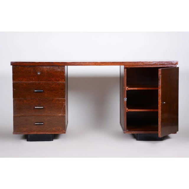 Art Deco Writing Desk by Jindřich Halabala, 1930s For Sale - Image 4 of 14