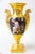 Ceramic Pair of Old Paris Gilt Porcelain Decorative Vases With Romantic Scenes For Sale - Image 7 of 14