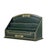 Green and Gold Three-Tier Letter Holder, 1960s For Sale - Image 16 of 16