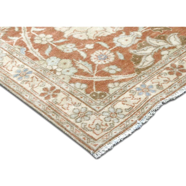 Transitional 1940s Persian Tabriz Rug For Sale - Image 3 of 6