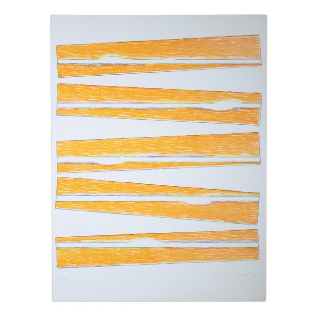 Claudio Verna, Levels, Lithograph, 1970 For Sale