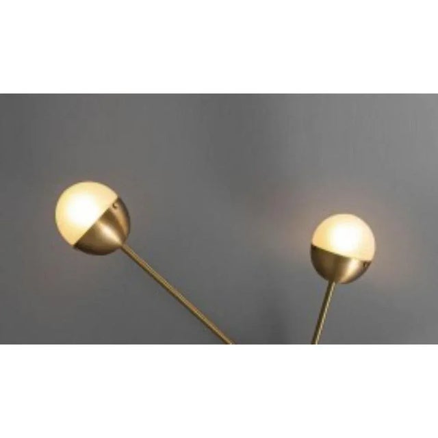 Not Yet Made - Made To Order Molecule Spark Flush Mount by Schwung For Sale - Image 5 of 6