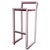 Industrial, counter height, shop stool features a wrought iron frame and seat. You can customize the measurements, colours...