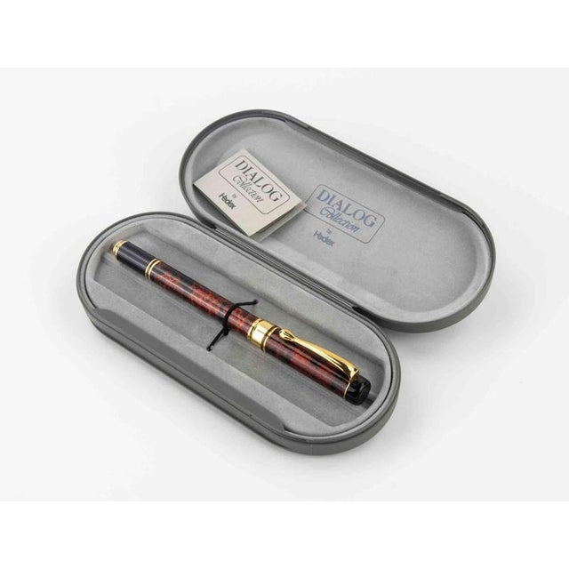 Vintage Hedex Dialog Pen in Metal, Italy, 2000s For Sale - Image 4 of 7