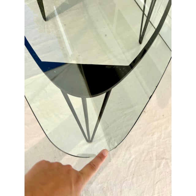 Mid-Century Modern Sculptural Triangular Dining Center Table in the Style of Isamu Noguchi For Sale - Image 12 of 12