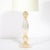 Pair of Modernist Reeded Translucent Glass Table Lamps With 24-Karat Gold Flecks For Sale - Image 4 of 13