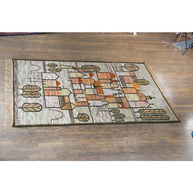 Mid-20th Century Polish Cepelia Rug For Sale In Chicago - Image 6 of 14