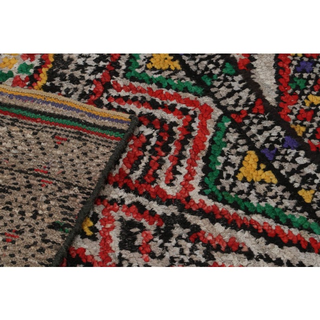 Textile Rug & Kilim’s Modern Moroccan Style Rug With Polychromatic Patterns For Sale - Image 7 of 7