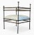 Mid 20th Century Mid-Century Iron Throne Chair, After Janus Et Cie For Sale - Image 5 of 6