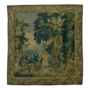 15th Century Antique Brussels Millefleur Tapestry
