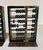 Chinoiserie Vintage Hong Kong Brass & Black Abacus Bookends With Movable Wood Beads For Sale - Image 3 of 10