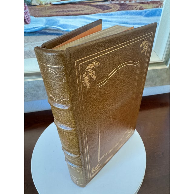 Leather Books Now in November 1935 Pulitzer Prize Winner, Vintage 1976, Leatherbound Josephine Johnson For Sale - Image 4 of 9
