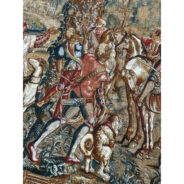 Vintage French Tapestry, 1970s For Sale - Image 17 of 18