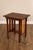 Antique Stickley Brothers Arts & Crafts Oak Side Table With Cane Panels For Sale - Image 12 of 18