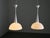 1960s Ceiling Lamps in Metal and Glass by Mathieu Matégot for Holophane, 1960s, Set of 2 For Sale - Image 5 of 11