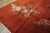 Textile 1930s Red Modernist Flowers Antique Chinese Art Deco Carpet 8'10'' X 11'4'' Knotted Wool Rug For Sale - Image 7 of 12