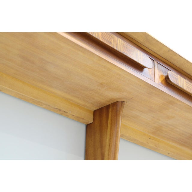 Brown Console Table by Ico Parisi For Sale - Image 8 of 17