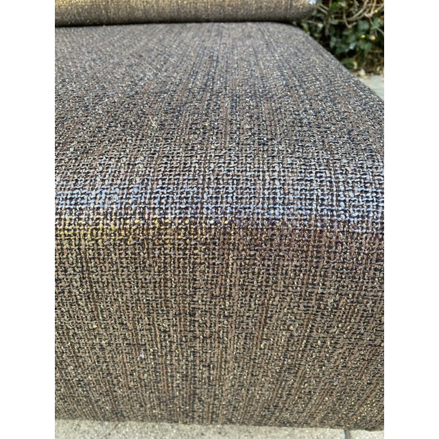 West Elm Vintage West Elm Custom Upholstered Daybed Sofa For Sale - Image 4 of 9