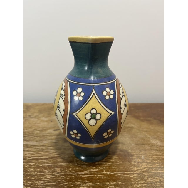 Art Nouveau Lindus Vase by Arnhem Fayence, 1916 For Sale - Image 4 of 7