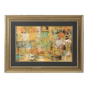 Large 20th Century Contemporary Abstract Oil Painting Sakelson 44 X 32