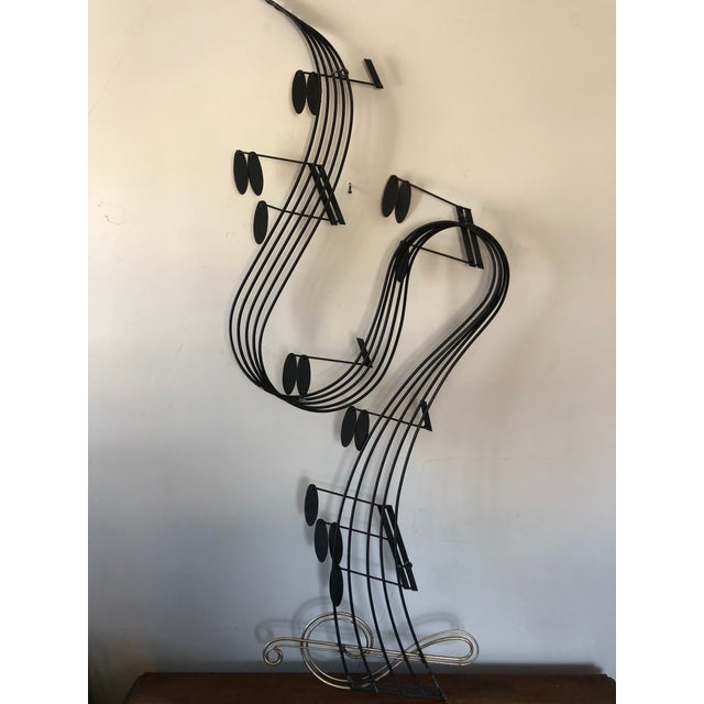 Curtis Jere Music Note Wall Sculpture Chairish