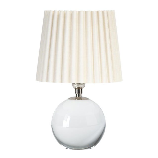 The Giorgio Mini Table Lamp provides a soft, inviting glow through its oyster pleated shade, making it a perfect accent...