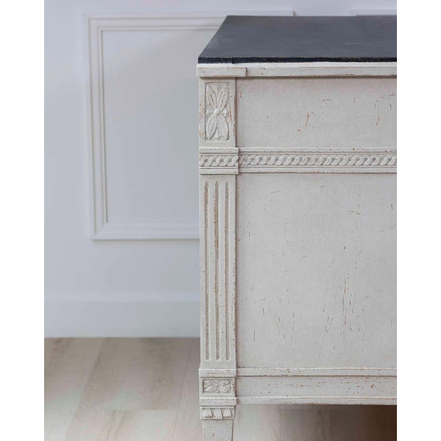 Wood Swedish 20th Century Baroque Style-Inspired Sideboard For Sale - Image 7 of 13