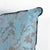 Textile Vintage-Inspired Blue & Gray Damask Pillow For Sale - Image 7 of 10