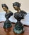 Pair of Bronze and Marble Greek Bust For Sale - Image 4 of 8