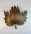 Mid-Century Modern Plane Tree Leaf Wall Sconce in Gilt Brass, 1950s For Sale - Image 3 of 10