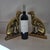 Vintage Heavy Brass and Cast Iron Seated Hunting Dog Bookends / Doorstops - Pair For Sale - Image 10 of 12