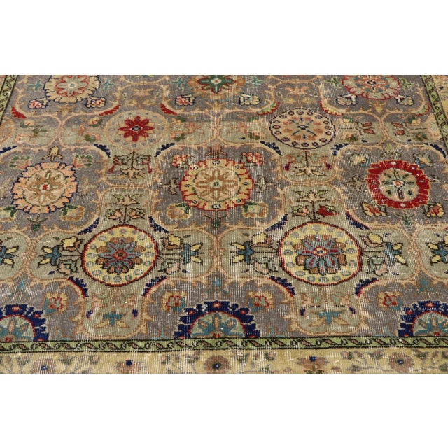 Mid 20th Century Vintage Turkish Sivas Rug, 05'07 X 09'06 For Sale - Image 5 of 10