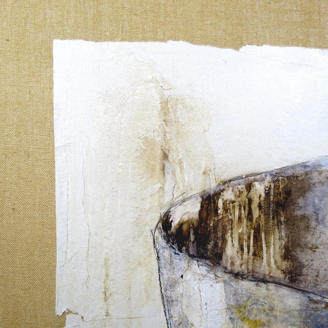 Rosa Galindo, Cuenco 4, Mixed Media on Canvas, 2007 For Sale - Image 4 of 8