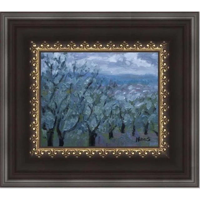 Olive Grove, Expressionist Landscape Oil Painting For Sale In Reno/Lake Tahoe - Image 6 of 8