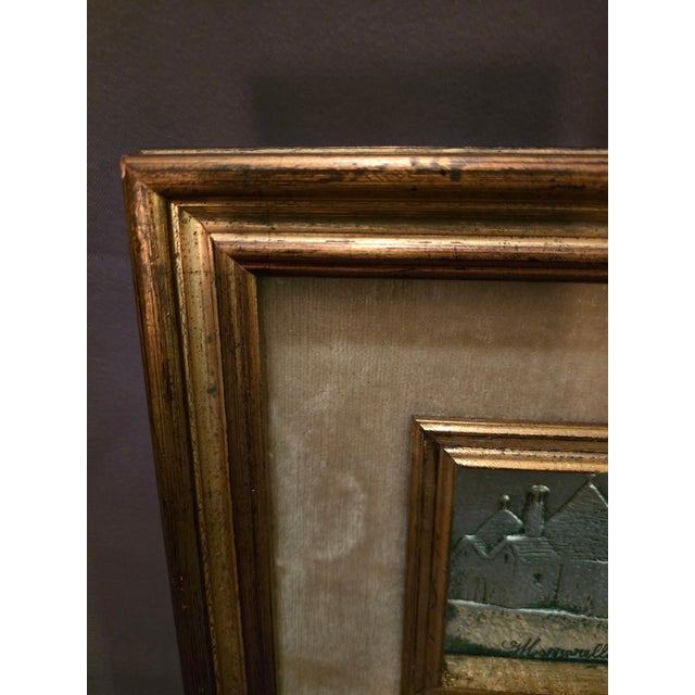 1980s 1980s Metal Relief Art by Mazzarelli Giuseppe For Sale - Image 5 of 11